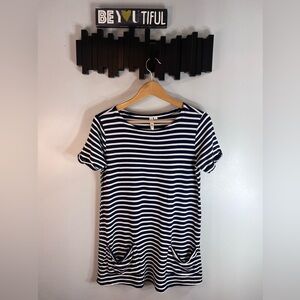 Cable and Gauge Stripped Tunic Size Small